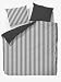 Produktbild Marc O Polo Marc O'Polo Bettwäsche Classic Stripe black 200x220 cm + 2x 80x80 cm