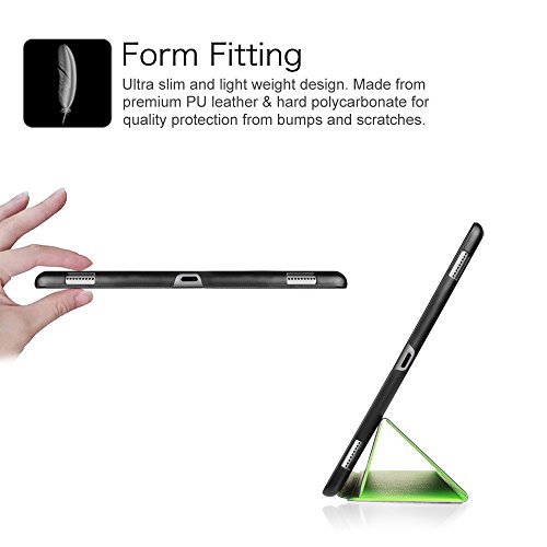 Fintie iPad Pro 12.9 Zoll Hülle – Ultra Schlank Superleicht Ständer Schutzhülle SmartShell Cover Case Tasche mit Auto Schlaf / Wach Funktion für Apple iPad Pro 12,9 Zoll (2015 Version), Grün - 5