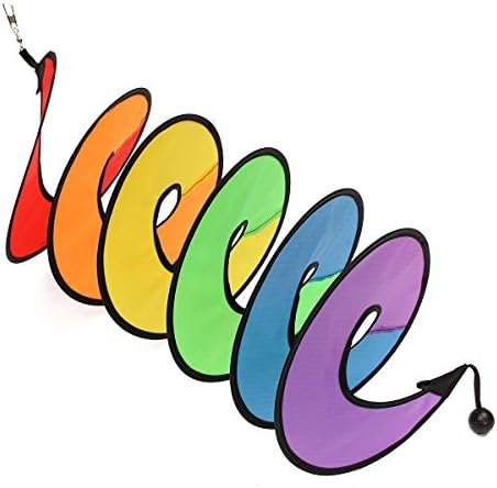 Lustre Spiral Rainbow Wind Spinner Guy Ropes Wind Spinner for Tent Garden Outdoor Decoration To prevent tripping
