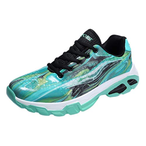Preisvergleich Produktbild RYTEJFES Freizeitschuhe Herren Turnschuhe Leichtgewicht Dämpfung Basketballschuhe Kontrastfarbe Persönlichkeit Sportschuhe Bequem Outdoor Straßenlaufschuhe