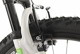 KS Cycling Mountainbike Fully Slyder RH 51 cm KS Cycling Fahrrad, Weiß-Grün, 26 - 8
