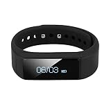 Pulsera inteligente de fitness, con Bluetooth 4.0, compatible con iPhone y...