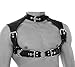 Produktbild Schwarzes PU-Lederband auf-Gurt Sexy Herren Kostüme Slave Körper Geschirre Restraint Dessous Homosexuell Sex Bondage Kleidung