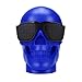 Produktbild Hunpta Plastik Schädel Metallic Wireless Shape Bluetooth Lautsprecher Subwoofer Mobile Lautsprecher (blau)