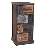 Der kleine Schrank im angesagten Vintage Look verleiht Ihrem Zuhause eine gemütliche Wohlfühlatmosphäre