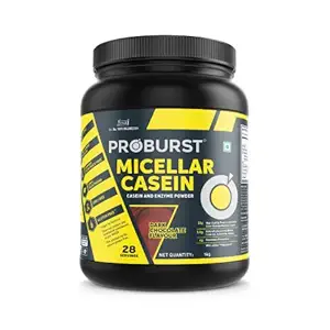 Proburst 100% Micellar Casein (1 kg) | Slow-digesting anti-catabolic protein | - Dark Chocolate
