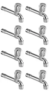 Joyway ContiMini Long Body Bib Cock Bathroom Tap With Quarter Turn Foam Flow (Pack of 8 Pieces)