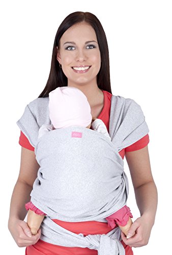 Mija – Elastisches Tragetuch Babytragetuch / Baby Bauchtrage / Baby Carrier 4011 - 2