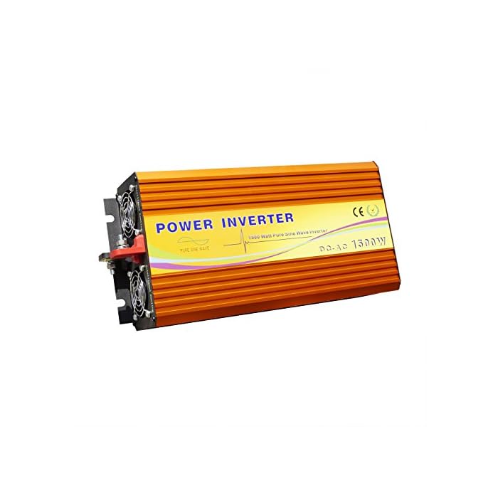 Buy ECOWORTHY 1500 Watt Pure Sine Wave Power Inverter 12 Volt DC bis 220 Volt AC for Off Grid