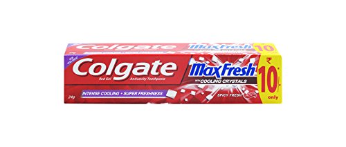 Colgate MaxFresh Anticavity Toothpaste Gel, Spicy Fresh - 24gm