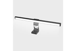 VBESTLIFE Monitor Light Bar, Eye Care Anti Glare USB Reading Monitor Lampa, 3 Färgtemperatur Dimbar Skrivbordslampa för Hemma