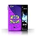 Produktbild Stuff4 Hülle / Case für Sony Xperia Miro/ST23I / Lila Muster / Brasilien Liebe Rio 2016 Kollektion