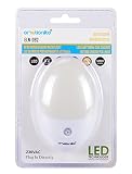 Emotionlite LED Nachtlicht mit Bewegungssensor und Dämmerungssensor Plug in Kinder Nachtlicht Sehr gut für Kinderschlafzimmer Badezimmer Flur Treppenaufgang Korridor Einbauschrank oder ein dunkles Zimmer Warmesweißes 2700K - 7