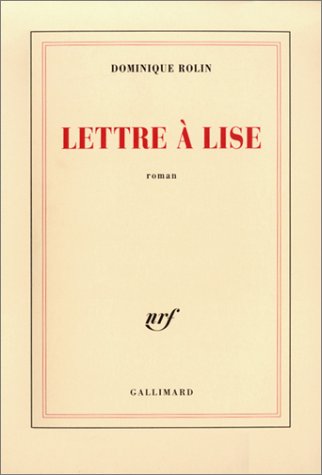 couverture de : Lettre &agrave; Lise