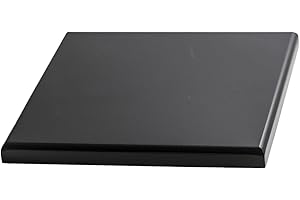 BWAY Base di Legno Nera Quadrata per il Calco Mani Coppia - Dimensioni 15x15x1 cm - Ideale per il Tuo Calco delle Mani - Ideale come Centrotavola, Portapiante - Un Nuova Attività Fai-da-Te