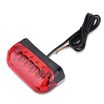 VGEBY Feu arrière électrique 36V E-Bike Avertissement Queue Lumière Portable Scooters Arrière Feu arrière pour la Sécurité Cyclisme