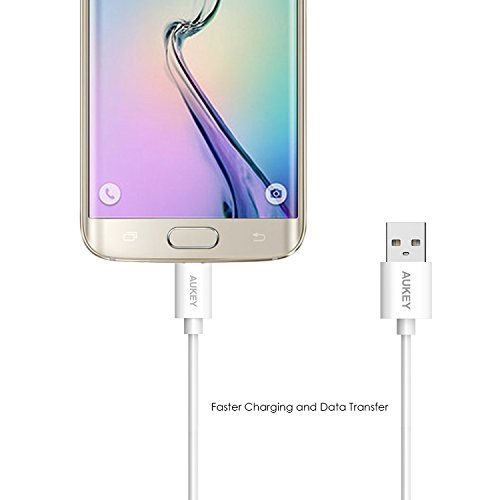 AUKEY Micro USB Ladekabel 5 Pack: 1m *3+0.3m*2 USB Kabel für Micro Gerät wie Samsung / HUAWEI / Sony / Powerbank Weiß - 4