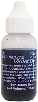 Alumilite Colorant Single Color Liquid Pigment Dye Violet by Alumilite