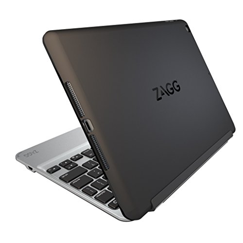ZAGG Slim Book für iPad Air 2, Ultraschlanke Bluetooth Tastatur mit abnehmbare Hülle und hintergrundbeleuchteten Tasten – schwarz (Deutsches Tastaturlayout) - 3