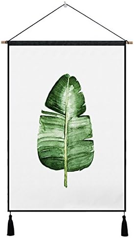 Home Decorative Paintings Japanese Banana Leaf Tropical Green Plant Cactus Wall Hanging Canvas Painting For Living Room Bedroom
