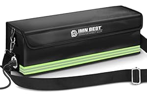 ImnBest Ebike Akku Tasche Feuerfest,Wasserdicht & Explosionssicher Lipo Safe Bag für Lagerung Für Lagerung,Transport,Aufladung (56CMB)