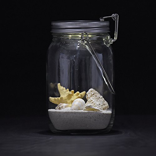 Sun Jar – LED Solar-Leuchte im Einmachglas für Balkon, Terrasse und Garten. Solar-Lampe, Solar-Laterne aus Glas. Das perfekte Geschenk für den Garten. - 2