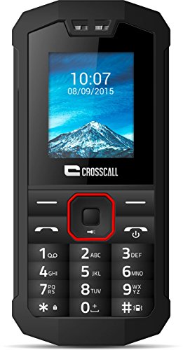 Crosscall Spider-X1 Téléphone portable débloqué 3G+ (Ecran: 1,77 pouces - 32 Go ROM - Dual SIM) Noir