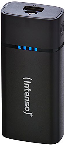 Intenso Powerbank P5200 externes Ladegerät (5200mAh, für Smartphone/Tablet PC/MP3 Player/Digitalkamera) schwarz