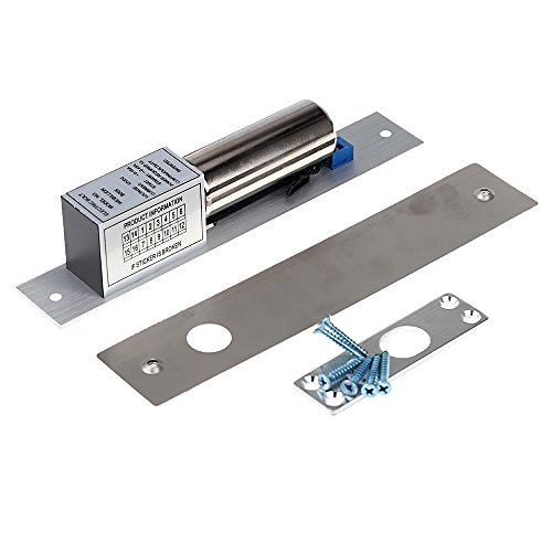 Preisvergleich Produktbild KKmoon Türschloss Elektrische Tropfen Bolzen Türschloss DC 12V Magnetische Induktion Automatische Türriegel für Sicherheit Zutrittskontrollsystem