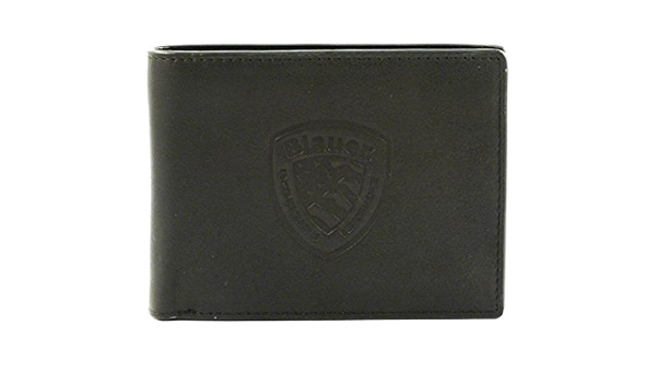 Blauer Portafoglio uomo in pelle Shield 88M nero : Amazon.it: Valigeria