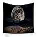 Produktbild mmzki Cilected Animals Wolf Und Mond Tapisserie Dekoration Wandbehang Hintergrund Psychedelic Wandteppich Für Wohnzimmer Schlafzimmer 2 150x130 cm