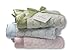 SwaddleDesigns Stroller Blanket, Pastel Puff Circles (Pastel Blue)