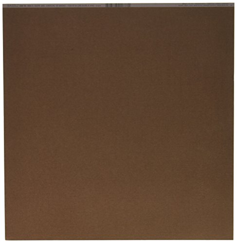 BazzillBasics Paper 25 Scrapbooking Sheets Canvas Texture, Brown