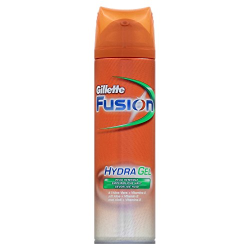 Gillette Fusion Hydra Rasiergel für empfindliche Haut 200 ml, 6 Stück (6 x 200 ml)