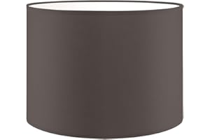 HOME SWEET HOME COLLECTION Home Sweet Home Moderne Abat-jour Bling | cylindre |25/25/19cm | Marron | Abat jour tissu | pour douille de lampe E27 | Abats-jour Lampe de table, Applique