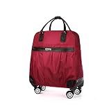 [Material]: Impermeable Oxford tela / aleación de aluminio varilla / 360 ° rueda de goma silenciosa rueda de doble fila, resistente y duradera, rotación flexible, fácil de caminar.