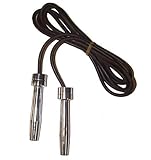 Boxers Leather Skipping Rope with Heavy Steel Handles-9ft + DVD (Skipping Rope)