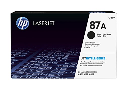 HP 87A (CF287A) Schwarz Original Toner für HP Laserjet Enterprise M506, HP Laserjet Enterprise M527