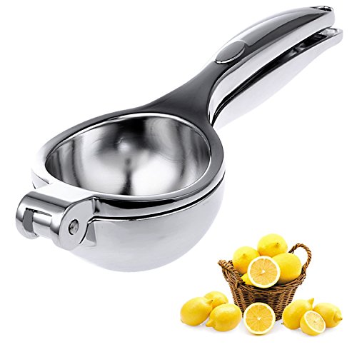 Zitronenpresse, Premium Qualität Edelstahl Manuelle Hand drücken Zitruspresse