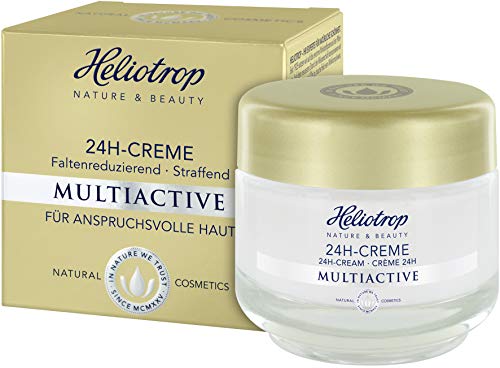 Heliotropo Natural cosmético multiactive 24h de crema, con wirkungsvollem straffungs Efecto, reduce las arrugas, Proporciona alrededor del reloj un strafferes piel Imagen, 50 ml