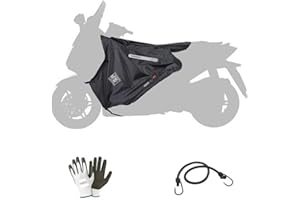 FARBROTHERSONLINE COMPATIBILE CON YAMAHA X-MAX 250 ABS 2016 16 COPRIGAMBE R167-X TERMOSCUD TUCANO URBANO SPECIFICO PER SCOOTER COPERTA TERMICA IMPERMEABILE INTERNO IN ECOPELLICCIA ESTERNO IN NYLON