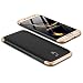 Produktbild Galaxy J3 2017/J330 Hülle,+Panzerglas Displayschutzfolie,3 in 1 Ultra Dünn 360 Full Body Schutz Schutzhülle Anti-Kratzer Stoßfest Hart PC Skin Rückdeckel Glatte Rückseite Bumper Gold+Schwarz