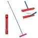 Produktbild Lantelme 5171 Fransenkamm / Teppichkamm 1 Meter rot und Zimmerthermometer rot