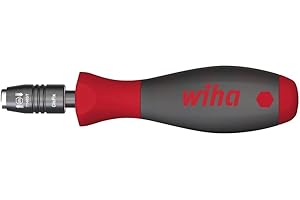 Wiha Destornillador con portabits SoftFinish® Porta-Puntas con bloqueo mecánico de 1/4" 38 mm (40331)