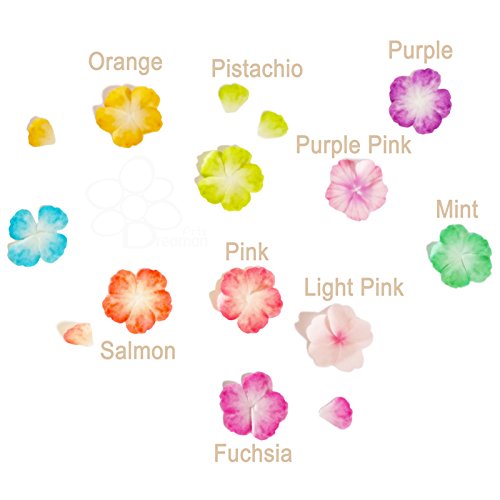 Dreaman - P  talos de Flores Adhesivos   Masking Tape   Pegatinas   Sticker 3D   Washi Tape   Cinta adhesiva   Etiqueta decorativa - Ideal para Decoraci  n   Creaci  n   Manualidad   Scrapbooking   DIY   Collage   Carta Postal   Tarjeta de cumplea  os   Regalo - Multicolor