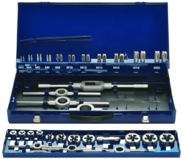 Eventus 10744 Mf3 - Mf20 HSS Set of DIY Thread-Cutting Tools (41 Pieces)