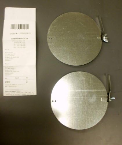 Gray Metal 6-314 Galvanized Damper, 6"