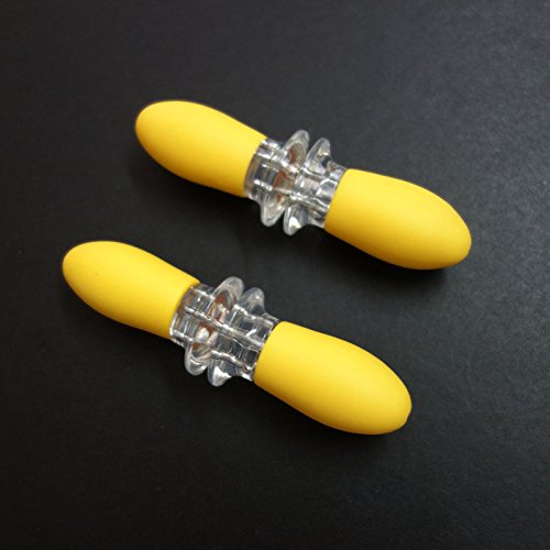 OUNONA Set von 12 Maiskolbenhalter Grillzubehör Edelstahl Nadel Schaschlikspieße Food Fruit Forks - 5