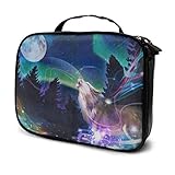 MULTIFUNKTIONALE MAKEUP-TASCHE: Diese Make-up-Tasche bietet ausreichend Platz für Ihre Kosmetika, aber auch Schmuck, elektronisches Zubehör, Kamera, ätherisches Öl, Körperpflegeprodukte, Rasierset, Dokumente, Wechsel usw. Wertvolle Gegenstände usw.