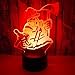 Produktbild 3D-Lampen, 7 Farben, Touch- / Fernbedienungsschalter, Geburtstagsgeschenk, Baby-Licht, USB-Kabel und AA-Batterie  Feuerwehrleute
